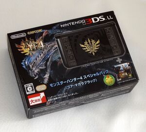 ニンテンドー3DS LL モンスターハンター4 スペシャルパック ゴア・マガラブラック 3DSLL本体