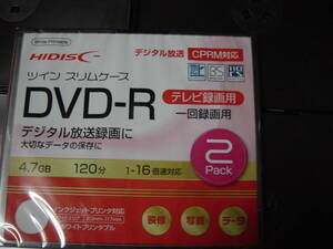 ハイディスク HIDISC DVD-R 4.7G 2枚 1-16倍速＋ シールズ CL10 11 12 13つき チアリーダー