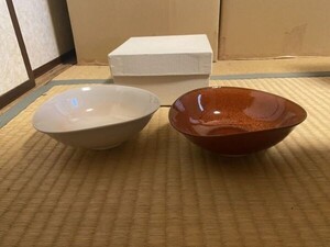 浦0709 和食器 茶碗 食器 陶器 京燒 清水燒 きらら坂 箱つけ 嘉峰 茶道具 お椀 新品