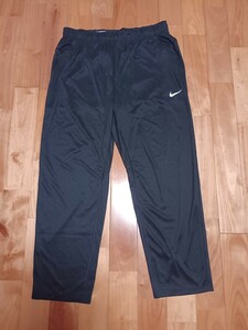 NIKE DRI-FIT ナイキ ドライフィット ジャージロングパンツ XL ブラック 