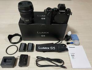 【美品】Panasonic LUMIX S5 DC-S5 ミラーレス一眼　フルサイズ　ズームレンズ LUMIX S 20-60mm F3.5-5.6ボディレンズセット 