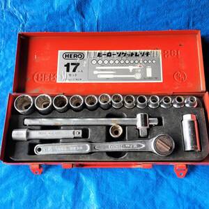 HERO ソケットレンチセット ラチェット レンチセット 工具 Socket Wrench Set 17pc.set 17個