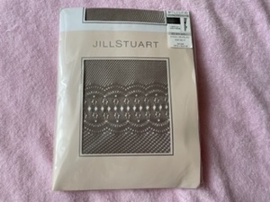 新品★ジルスチュアート★パンスト★M～L★レース/アンクルフラワーレース★グレー★JILLSTUART★ストッキング