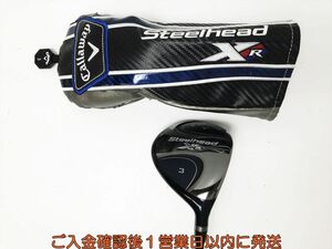 ゴルフ Callaway キャロウェイ スチールヘッドXR フェアウェイ ウッド 3W 15° フレックスS ヘッドカバー付き T02-255os/F7