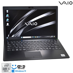 顔認証 Wi-Fi6 フルHD 13.3型 VAIO Pro PG VJPG13C11N 第10世代 Core i5 1035G1 M.2SSD256G メモリ8G Webカメラ USBType-C Windows11