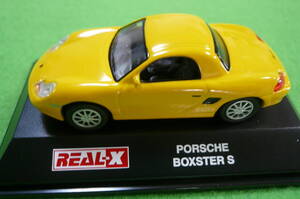 【希少・新品】REAL-X1/72 ミニカーコレクション★PORSCHE BOXSTER S ☆イエロー