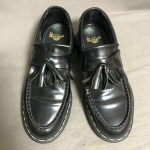 ドクターマーチン　UK7　US8　約25.5㎝　ADRIAN　エイドリアン　タッセル　ローファー　ブラック【Dr.Martens 】