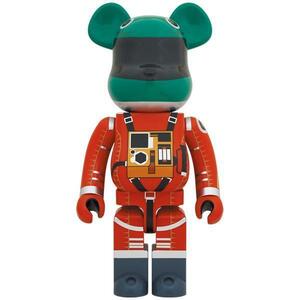 BE@RBRICK SPACE SUIT GREEN HELMET & ORANGE SUIT Ver. 1000％/ベアブリック/メディコムトイ/Medicom Toy/2001年宇宙の旅/スペーススーツ