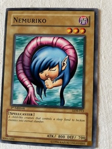 遊戯王 NEMURIKO LOB-013 1996 英語版 1枚 中古品