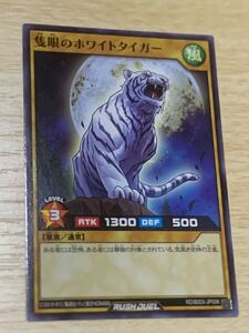 遊戯王 ラッシュ デュエル バトルパック vol.3 隻眼のホワイトタイガー ノーマル 数量3