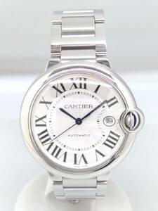 【OH済】 Cartier カルティエ バロンブルーLM W69012Z4 自動巻き 腕時計