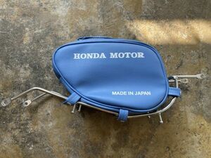 ホンダ CUB カブ スーパーカブ C100 CA100 C102 CA102 C105 C50 レッグシールド バッグ フロントカバー 青 白文字 honda vela_parts 0237