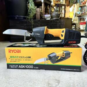 RYOBI リョービ 電動のこぎり 電気のこぎり ASK-1000 動作確認済み 工具 DIY ジグソー 切断 箱付き 説明書付き