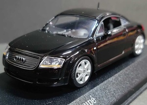 【初代ウイングレス】Ж 珍品! MINICHAMPS 1/43 PMA 初代 アウディ Audi TT Coupe 8N 1998 ブラック Black ミニチャンプス Ж Quattro TTS