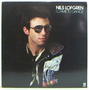 LP,ニルスロフグレン　NILS LOFGREN　稲妻 サンプル白レーベル　ジャケット不良