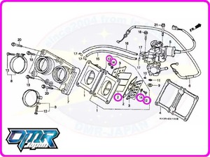 【新品】 リードバルブ&ビス＆ワッシャー NSR250R MC16 MC18 MC21 MC28