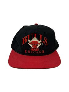NBA◆BULLS CHICAGO/キャップ/FREE/コットン/BLK/メンズ