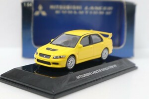 Aa 1/64 三菱 ランサーエボリューション7 ストリート イエロー 黄 オートアート ランエボⅦ Lancer Evolution 7 Yellow Autoart