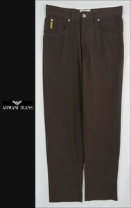 ■■＜美品：レターPプラス 送料無料＞アルマーニジーンズ＜ARMANI JEANS＞ストレート 5P stretch パンツ＜34＞■■