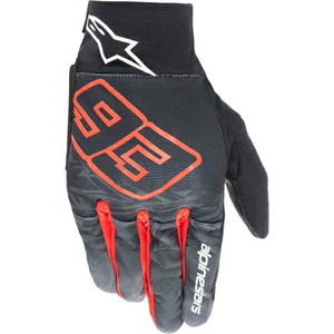 在庫あり alpinestars アルパインスターズ グローブ ARAGON GLOVE カラー:BLACK TAR GRAY BRIGHT RED(1205) サイズ:XL