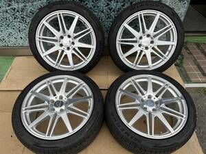 カールソン Carlsson CR1/10 19インチ 8.5J +40 114.3 5穴/MINERVA F205 245/40R19 2022年製 4本セット #267-1