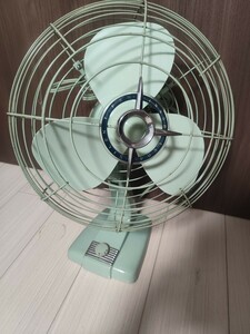 FUJI DENKI/富士電機 FUJI SILENT FAN /TYPE FTS 3058 30cm 3枚羽　昭和レトロ　アンティーク　動作品 当時物 レトロ扇風機