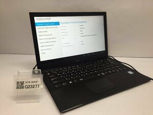 ジャンク/ VAIO VJPB11 Intel Core i3-6100U メモリ4.1GB SSD128.03GB 【G23277】