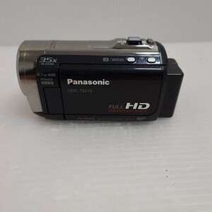 立★1円〜ジャンク品 Panasonic ビデオカメラ HDC-TM70 2010年製 パナソニック 動作未確認