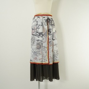 AMERI アメリ UNDRESSED CRUISE SCARF SKIRT クルーズ スカーフ スカート ロング プリーツ 新宿店舗限定