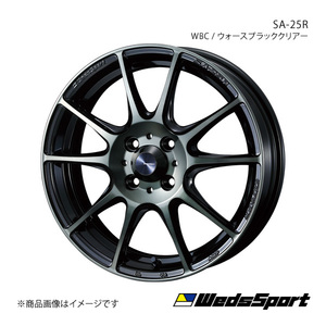 WedsSport/SA-25R ランサーエボリューション10 CZ4A アルミホイール1本【18×8.5J 5-114.3 INSET35 WBC】0073739