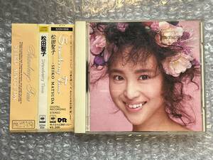 送料無料●CD●CBS/SONY3200円盤●松田聖子『ストロベリータイム』帯付属 SEIKO MATSUDA Strawberry time●32DH656●ゆうメ送料無料