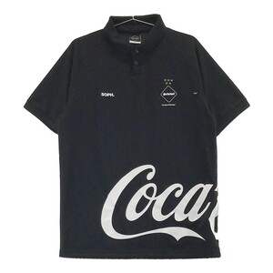 F.C.R.B. エフシーアールビー COCA-COLA FCRB-200027 半袖ポロシャツ ブラック系 M [240101335243] メンズ