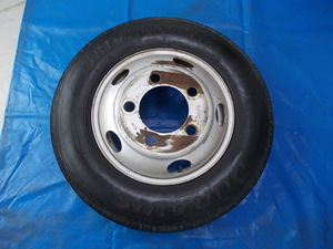 ★中古■2003年/NKR81/エルフ タイヤ&ホイール1本 185/85R16 111/109L LT T16x5.5J 1789-③