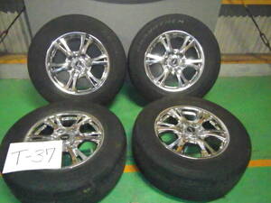 ☆ ランクル　ランドクルーザー　100　社外アルミ　285/60R18　普通　タイヤ　4本　セット　DUNLOP　GRAD　TREK　NO.T-37