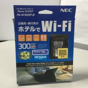 〇NEC Aterm W300P Wi-Fiポータブルルーター PA-W300P-B