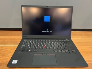 ★未使用に近い★使用時間38時間★Lenovo ThinkPad X1 Carbon 20UA-S7EB1V Core i7 10610U 1.80GHz/16GB/1TB(NVMe) US鍵盤 タッチパネル