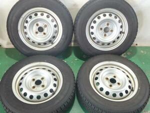 S1012■トーヨー DELVEX 935 155/80R14■ AL 14X5J +39 鉄 2022年 9分山 中古4本