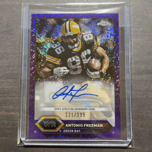 Antonio Freeman Green Bay Packers Purple Speckle Refractor Auto /199 Chrome 2024 Topps Composite Football NFL Autograph 直筆サイン