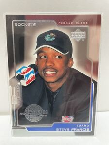 NBAカード　スティーブ・フランシス　STEVE FRANCIS ROOKIE CLASS ‘99-00 drafted 2ND UPPER DECK 1999【ROOKIEカード 】