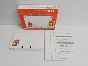 045Z544★【ジャンク品】ニンテンドー3DS LL 妖怪ウォッチ ジバニャンパック Nintendo/任天堂