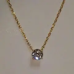 Vendome Aoyama　K18 0.30ct キャトル ネックレス