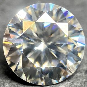 GIA鑑別!!☆モアッサナイト1.44ct☆O 約7.5×7.5mm ルース 裸石 moissanite 宝石 ジュエリー jewelry EA0/EB9 w4 A85