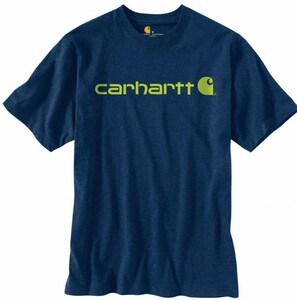 【S】Carhartt カーハート 半袖Tシャツ K195 コバルトブルーヘザー