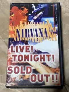 ニルヴァーナ ライブ!トゥナイト! 中古VHSビデオ　NIRVARNA LIVE