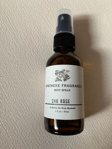 APOTHEKE FRAGRANCE（アポテーケ フレグランス　24k rose