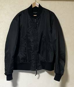 Engineered Garments エンジニアードガーメンツ AVIATOR JACKET FLIGHT SATIN NYLON アビエイター ジャケット L ブルゾン アメリカ製 MA-1