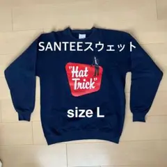 サンティスウェット　スウェット　ラグラン　ネイビー　SANTEE SWEATS