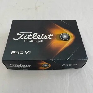 4251　【新品未使用】TITLEIST タイトリスト PRO V1 ゴルフボール 箱入り　※箱傷あり