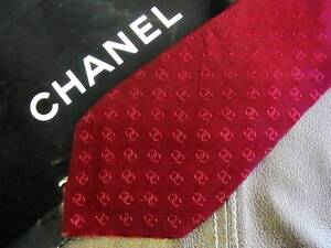 ●5-2321●在庫処分SALE●シャネル【CHANEL】 総ＣＣロゴ柄 ネクタイ★