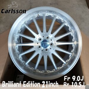 5台分限定 Carlsson ホイール BENZ W222 Sクラス 21インチ 9.0J +30 10.5J +40 1/16 RSR フルブラッシュドシルバー ベンツ カールソン